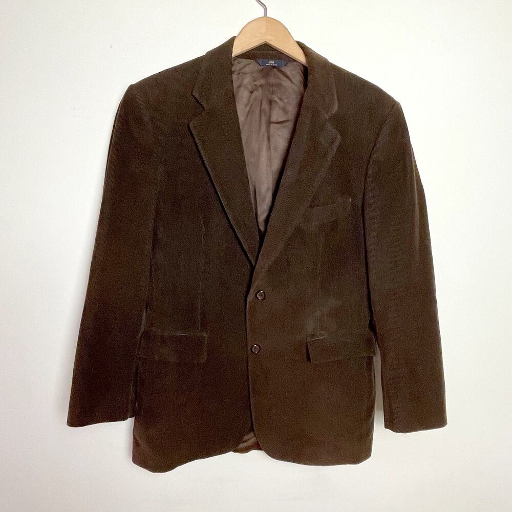 Vintage Brooks Brothersβ 346 Brown Corduroy Blazer 41R Academia Classic Preppy